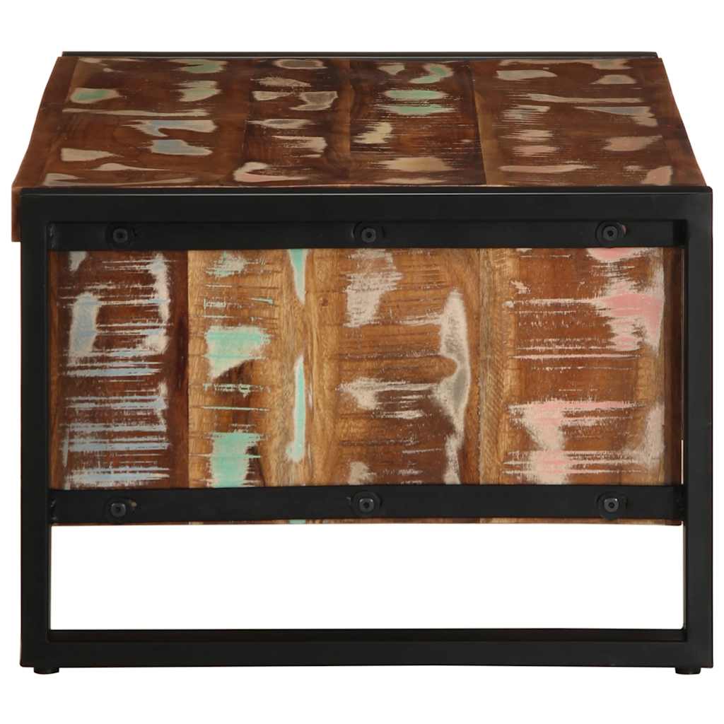 Salontafel 90x50x36 cm massief gerecycled hout meerkleurig is nu te koop bij PeponiXL, paradijselijk wonen!