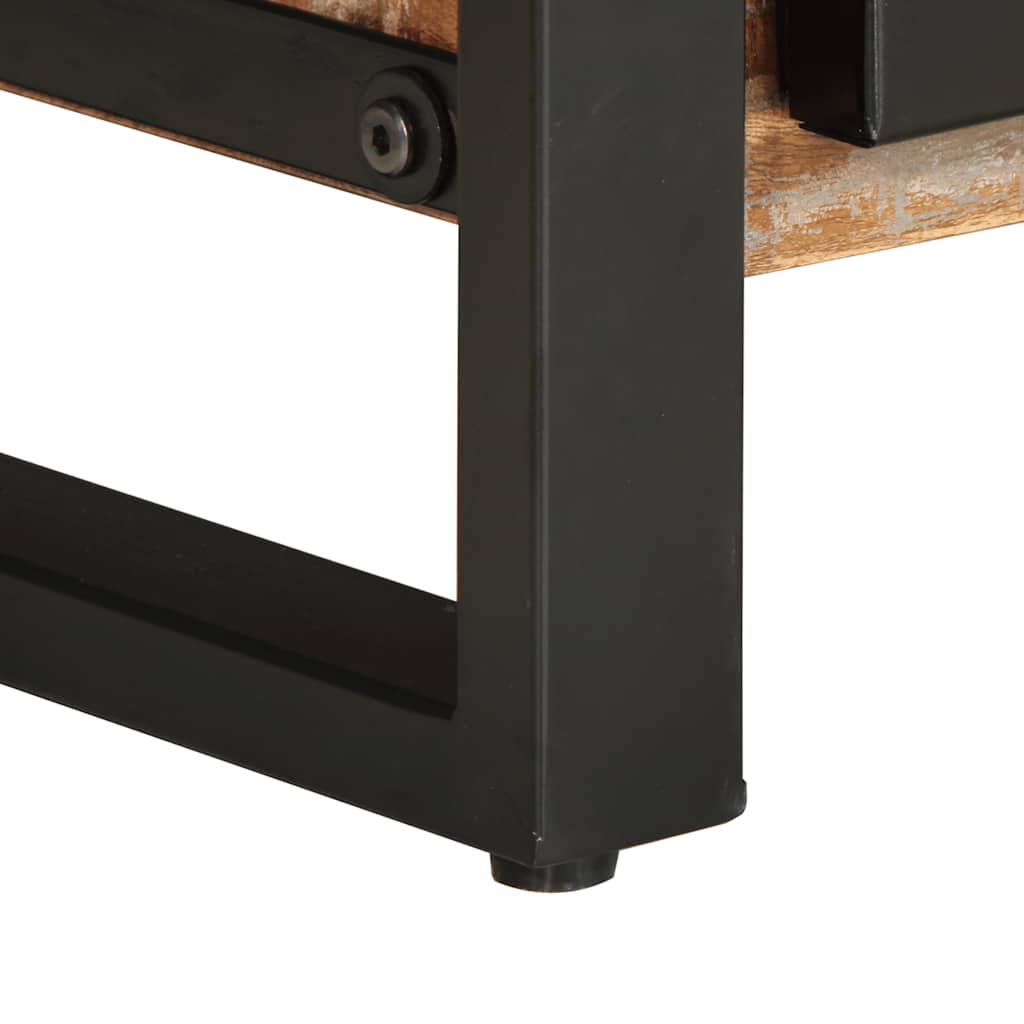 Salontafel 90x50x36 cm massief gerecycled hout meerkleurig is nu te koop bij PeponiXL, paradijselijk wonen!