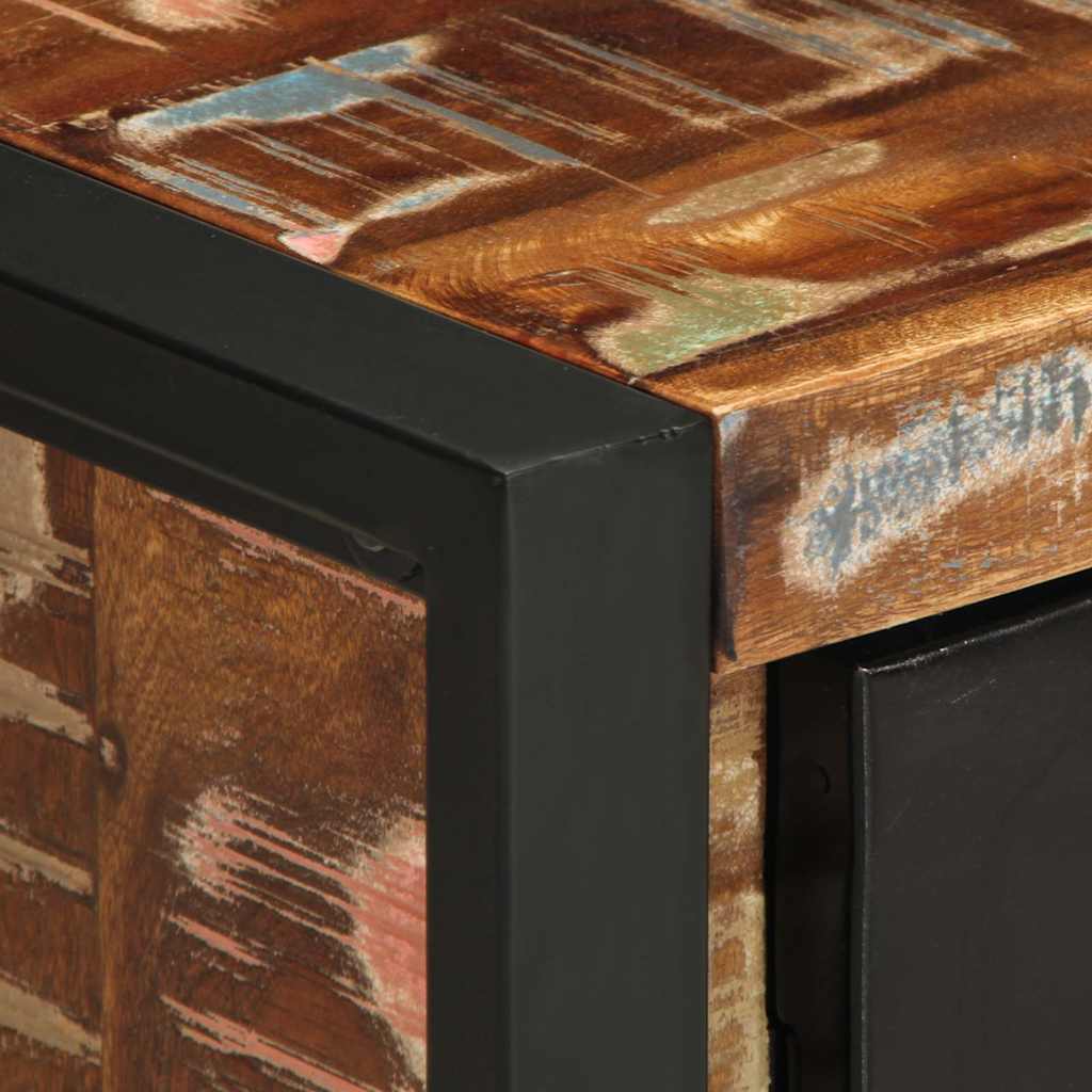 Nachtkastjes 2 st massief ruw mangohout meerkleurig is nu te koop bij PeponiXL, paradijselijk wonen!