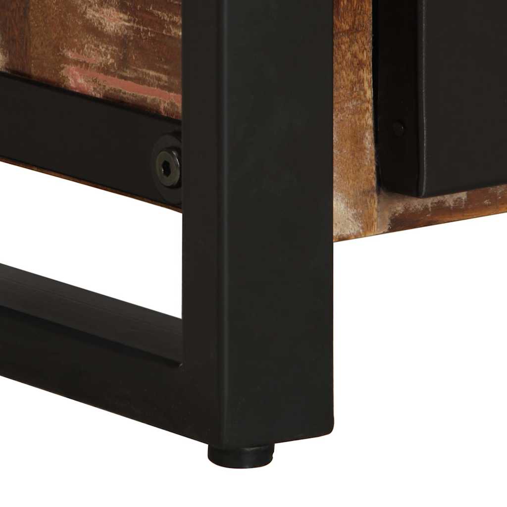 Nachtkastjes 2 st massief ruw mangohout meerkleurig is nu te koop bij PeponiXL, paradijselijk wonen!