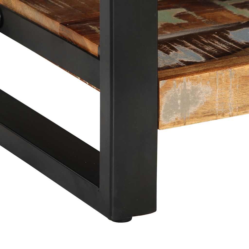 Nachtkastjes 2 st massief ruw mangohout meerkleurig is nu te koop bij PeponiXL, paradijselijk wonen!