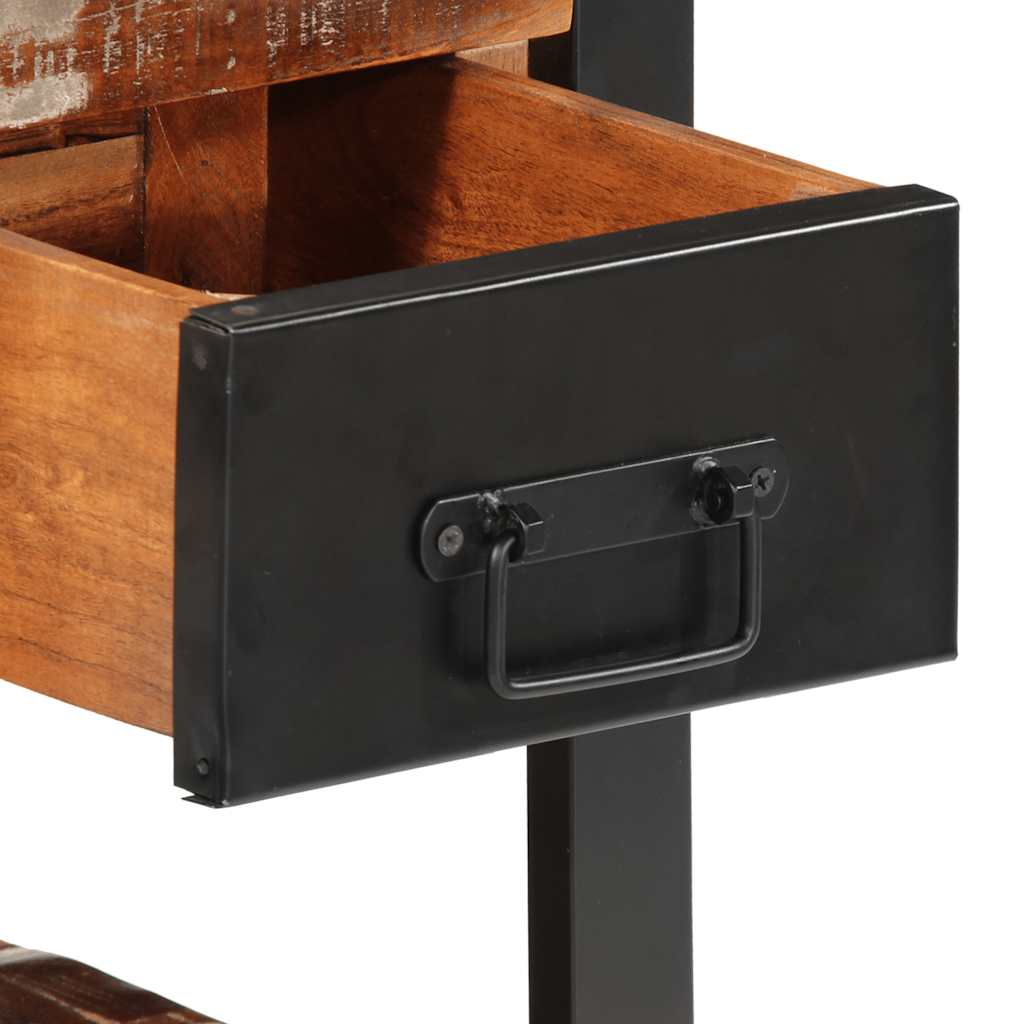 Nachtkastjes 2 st massief ruw mangohout meerkleurig is nu te koop bij PeponiXL, paradijselijk wonen!