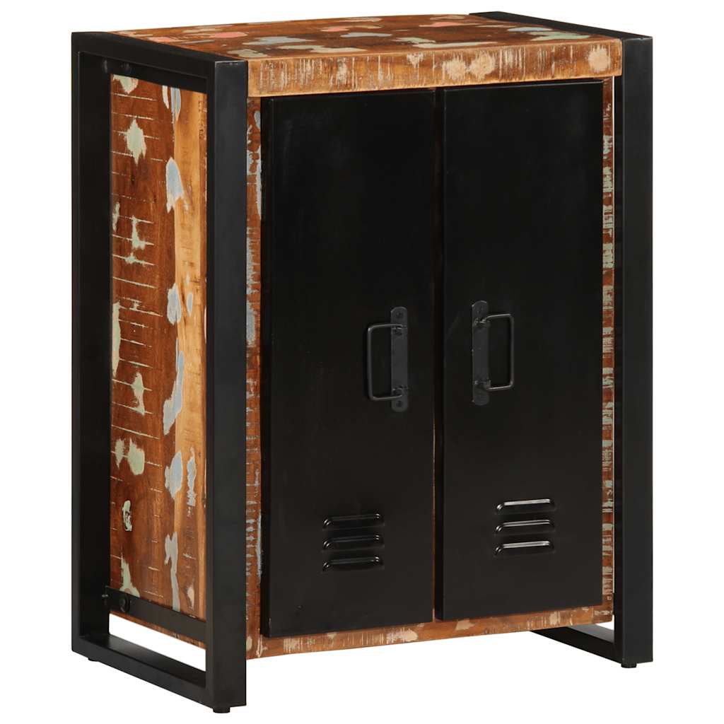 Dressoir 55x35x70 cm massief gerecycled hout meerkleurig is nu te koop bij PeponiXL, paradijselijk wonen!