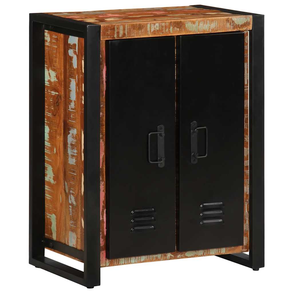Dressoir 55x35x70 cm massief gerecycled hout meerkleurig is nu te koop bij PeponiXL, paradijselijk wonen!