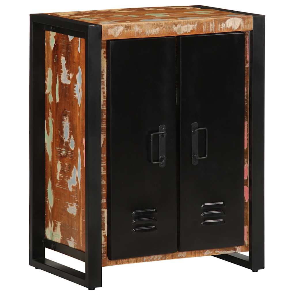 Dressoir 55x35x70 cm massief gerecycled hout meerkleurig is nu te koop bij PeponiXL, paradijselijk wonen!