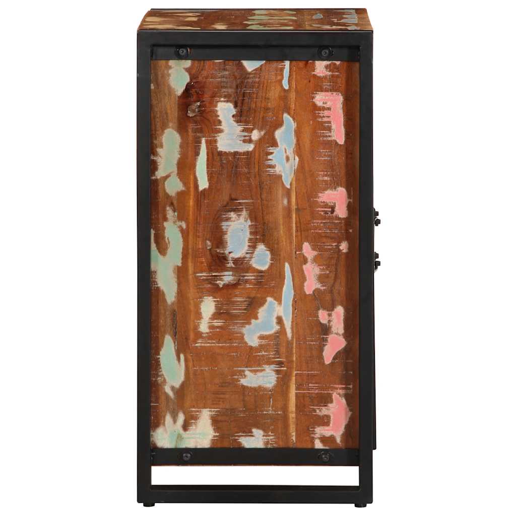 Dressoir 55x35x70 cm massief gerecycled hout meerkleurig is nu te koop bij PeponiXL, paradijselijk wonen!