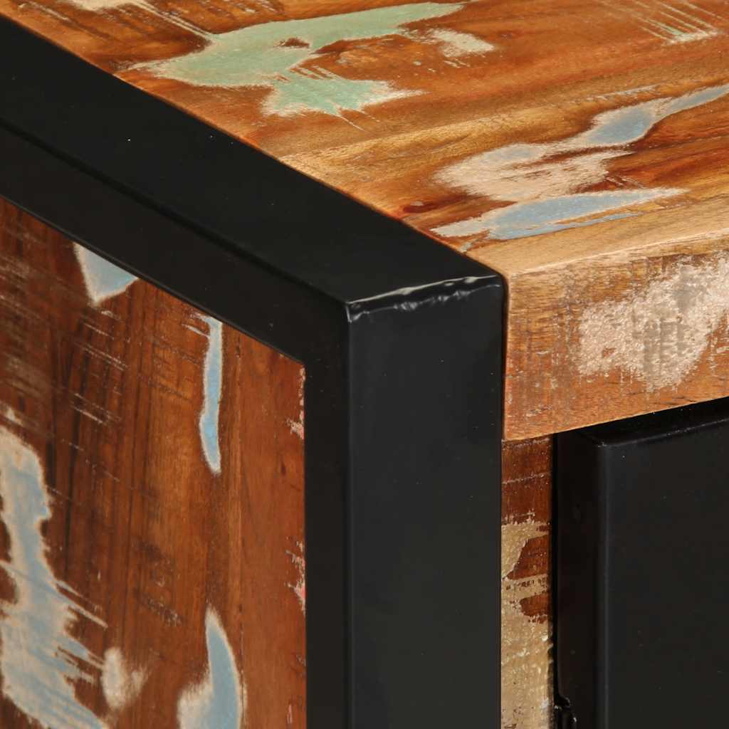 Dressoir 55x35x70 cm massief gerecycled hout meerkleurig is nu te koop bij PeponiXL, paradijselijk wonen!