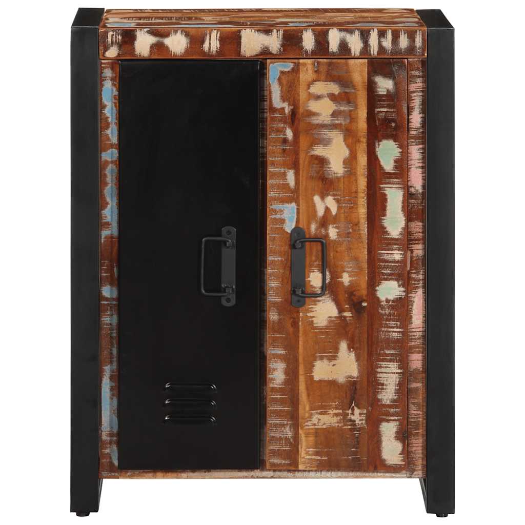 Dressoir 55x35x70 cm massief gerecycled hout meerkleurig is nu te koop bij PeponiXL, paradijselijk wonen!