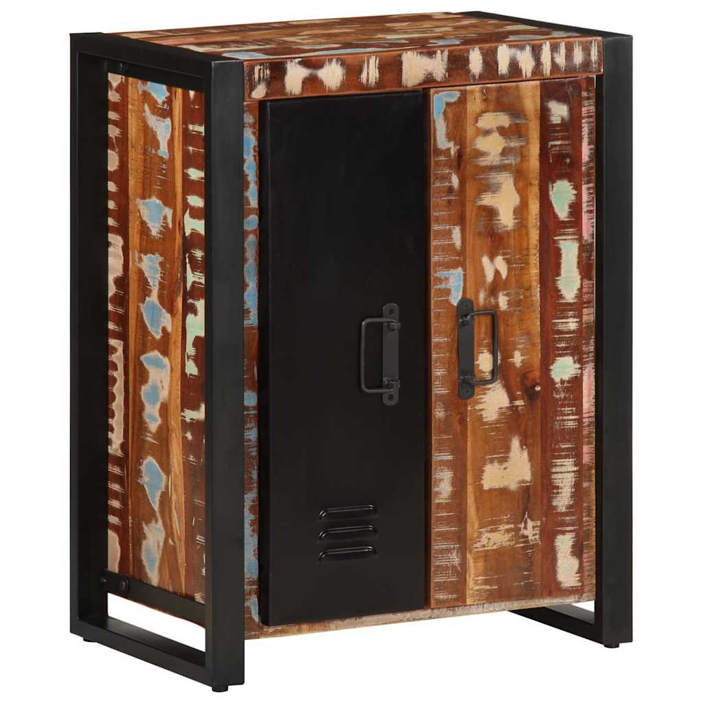 Dressoir 55x35x70 cm massief gerecycled hout meerkleurig is nu te koop bij PeponiXL, paradijselijk wonen!