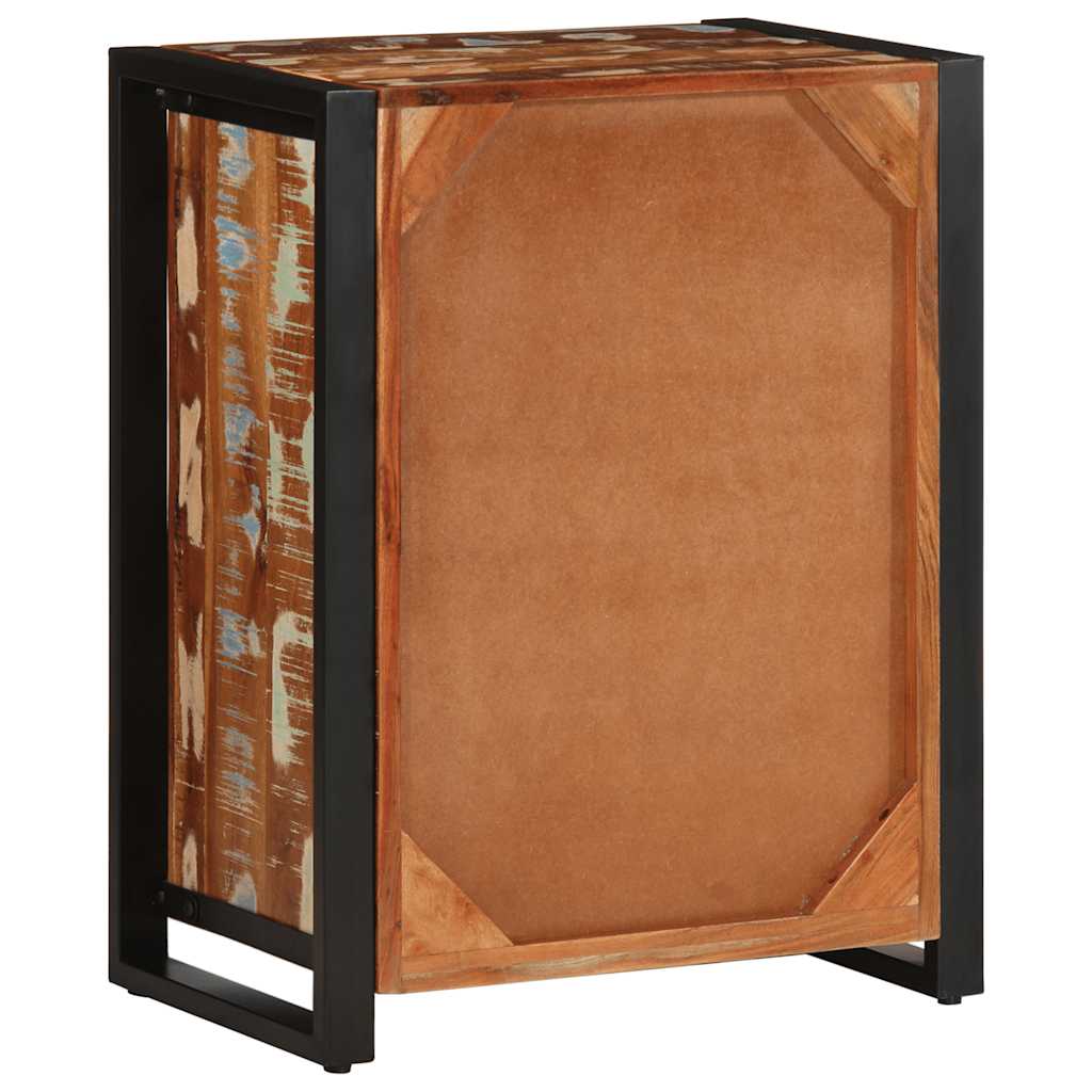 Dressoir 55x35x70 cm massief gerecycled hout meerkleurig is nu te koop bij PeponiXL, paradijselijk wonen!