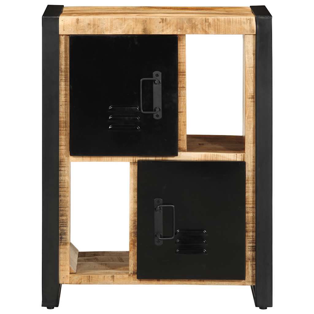 Dressoir 55x35x70 cm massief ruw mangohout is nu te koop bij PeponiXL, paradijselijk wonen!