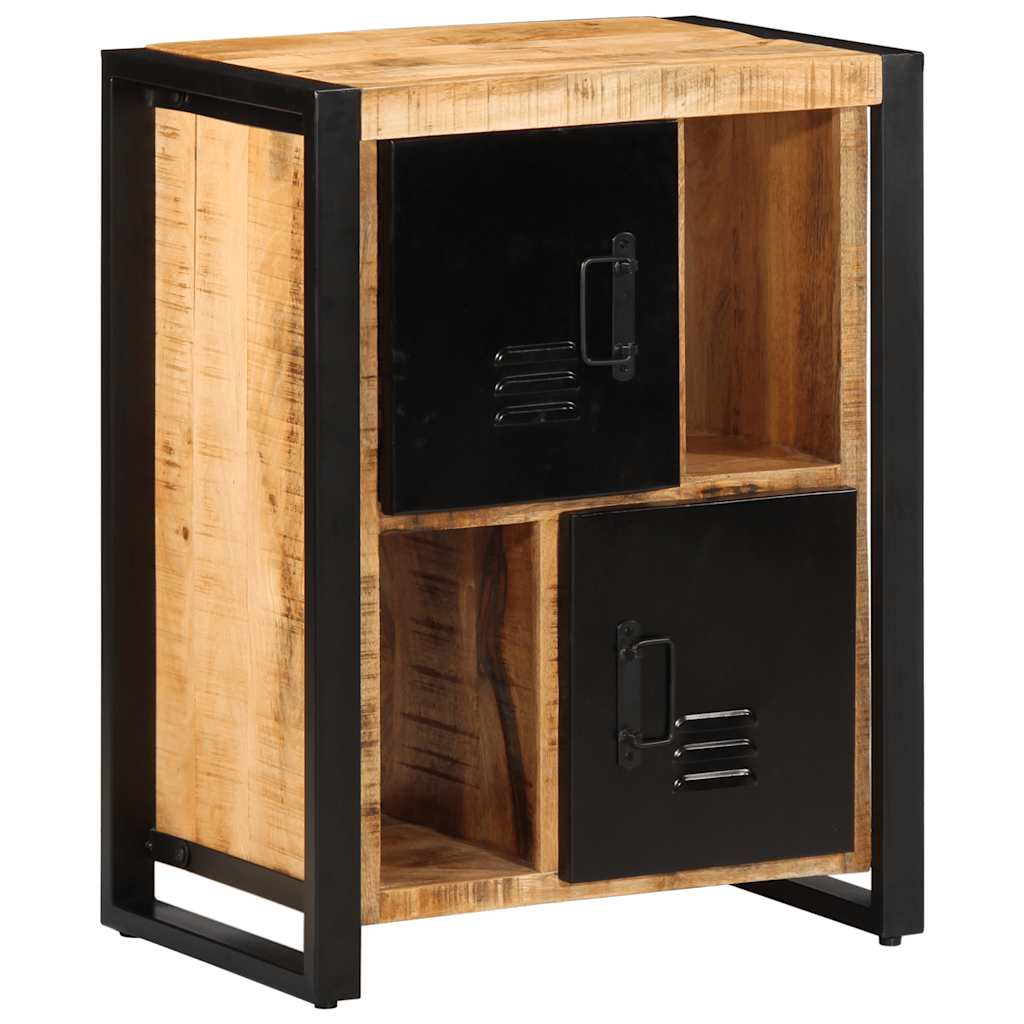 Dressoir 55x35x70 cm massief ruw mangohout is nu te koop bij PeponiXL, paradijselijk wonen!