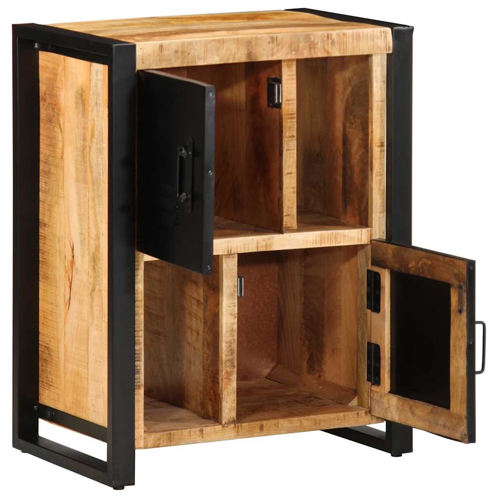 Dressoir 55x35x70 cm massief ruw mangohout is nu te koop bij PeponiXL, paradijselijk wonen!