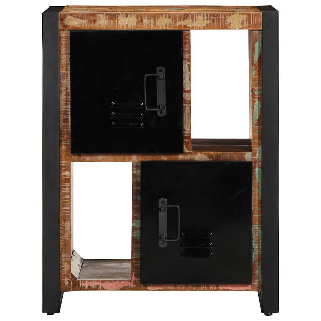 Dressoir 55x35x70 cm massief gerecycled hout meerkleurig is nu te koop bij PeponiXL, paradijselijk wonen!
