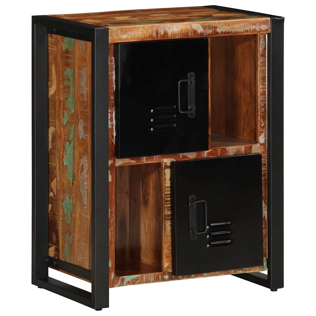 Dressoir 55x35x70 cm massief gerecycled hout meerkleurig is nu te koop bij PeponiXL, paradijselijk wonen!