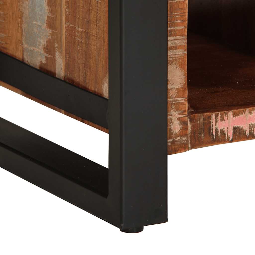 Dressoir 55x35x70 cm massief gerecycled hout meerkleurig is nu te koop bij PeponiXL, paradijselijk wonen!