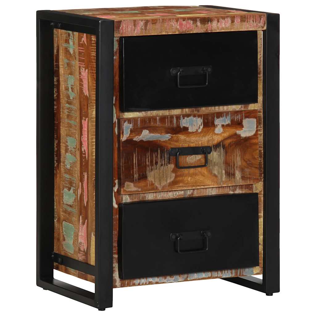 Ladekast Multicolor 50x35x70 cm Massief Hout Hergebruikt is nu te koop bij PeponiXL, paradijselijk wonen!