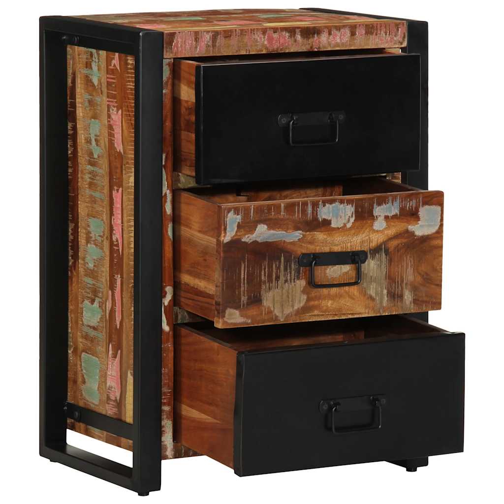 Ladekast Multicolor 50x35x70 cm Massief Hout Hergebruikt is nu te koop bij PeponiXL, paradijselijk wonen!