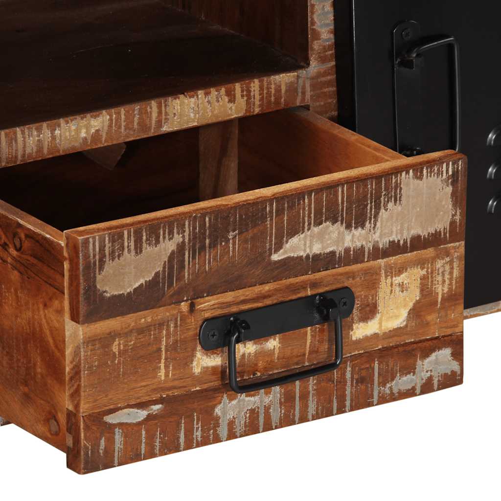 Tv-meubel 100x30x40 cm massief gerecycled hout is nu te koop bij PeponiXL, paradijselijk wonen!