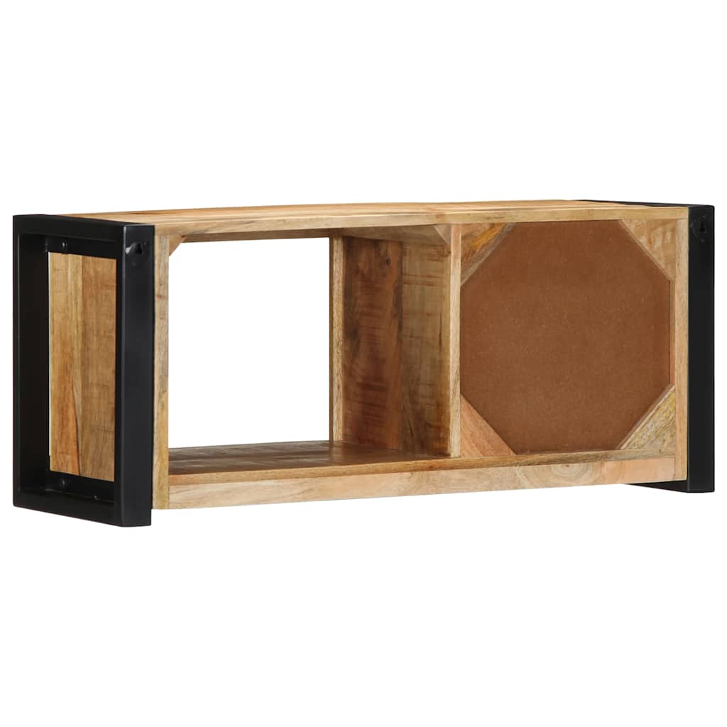 Tv-meubel 80x30x35 cm massief ruw mangohout is nu te koop bij PeponiXL, paradijselijk wonen!