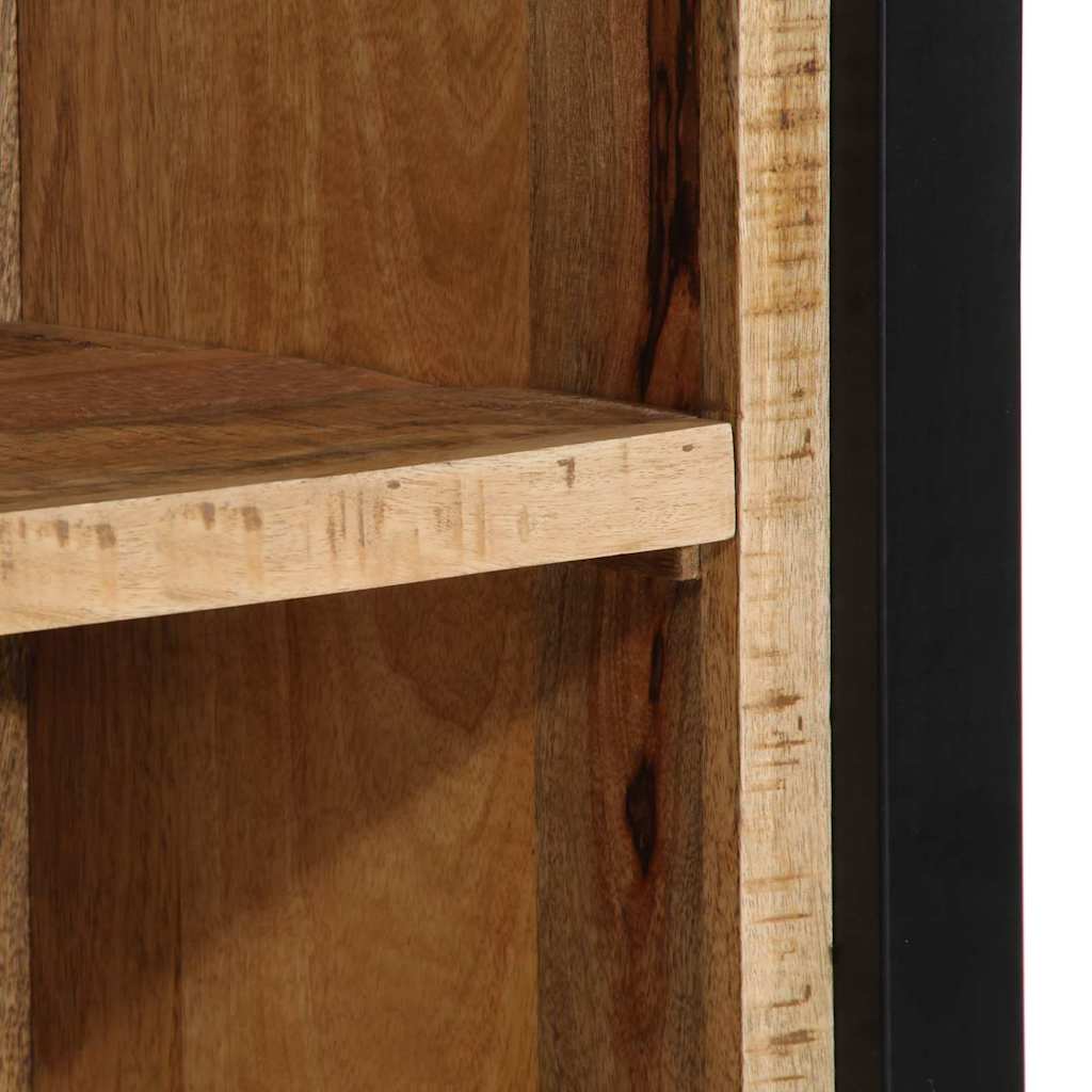 Nachtkastje met plank Bruin 40 x 30 x 80 cm Massief mangohout is nu te koop bij PeponiXL, paradijselijk wonen!