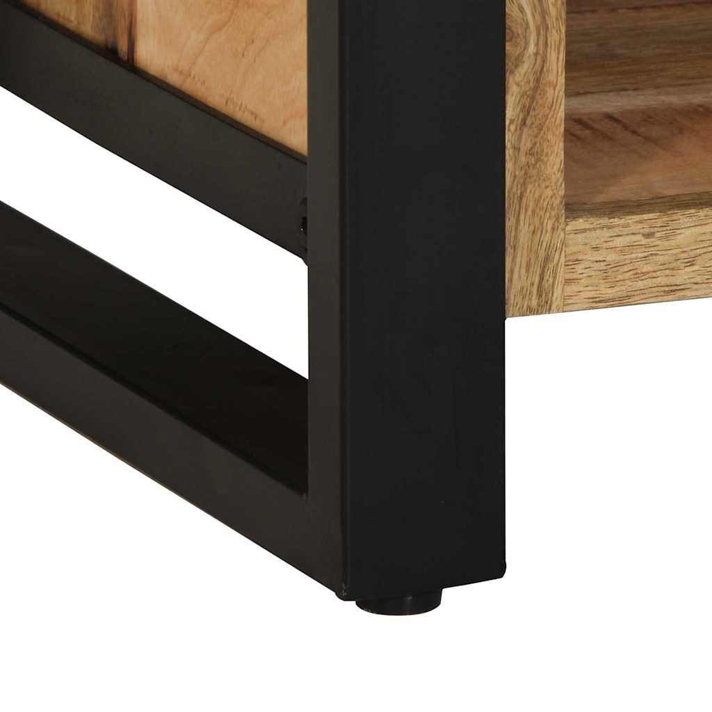 Schoenenbank Bruin 100 x 40 x 50 cm Massief mangohout is nu te koop bij PeponiXL, paradijselijk wonen!