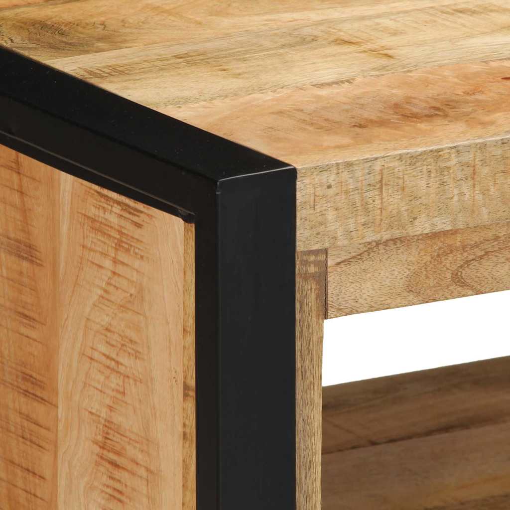 Schoenenbank Bruin 100 x 40 x 50 cm Massief mangohout is nu te koop bij PeponiXL, paradijselijk wonen!