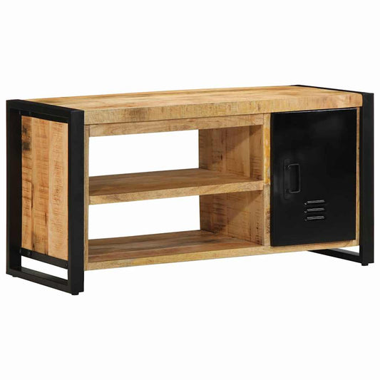 Schoenenbank Bruin 100 x 40 x 50 cm Massief mangohout is nu te koop bij PeponiXL, paradijselijk wonen!