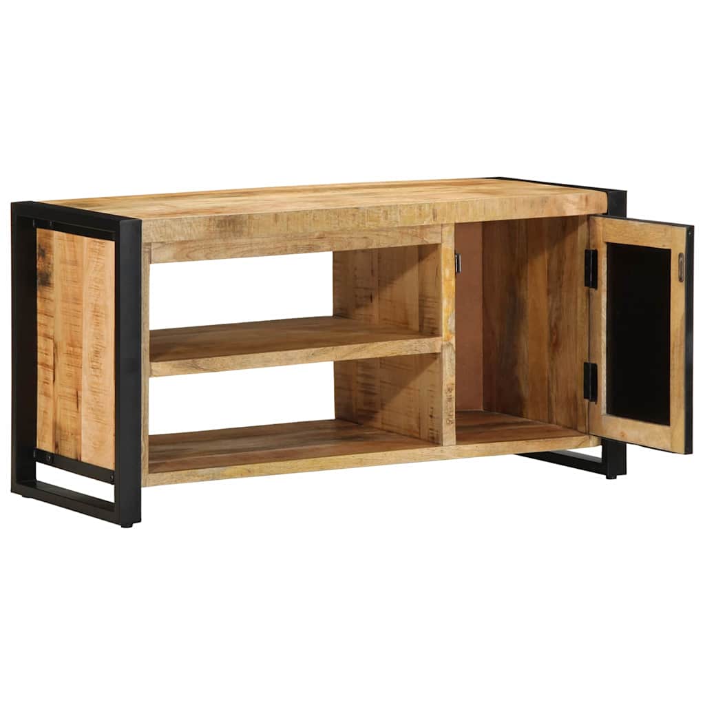 Schoenenbank Bruin 100 x 40 x 50 cm Massief mangohout is nu te koop bij PeponiXL, paradijselijk wonen!