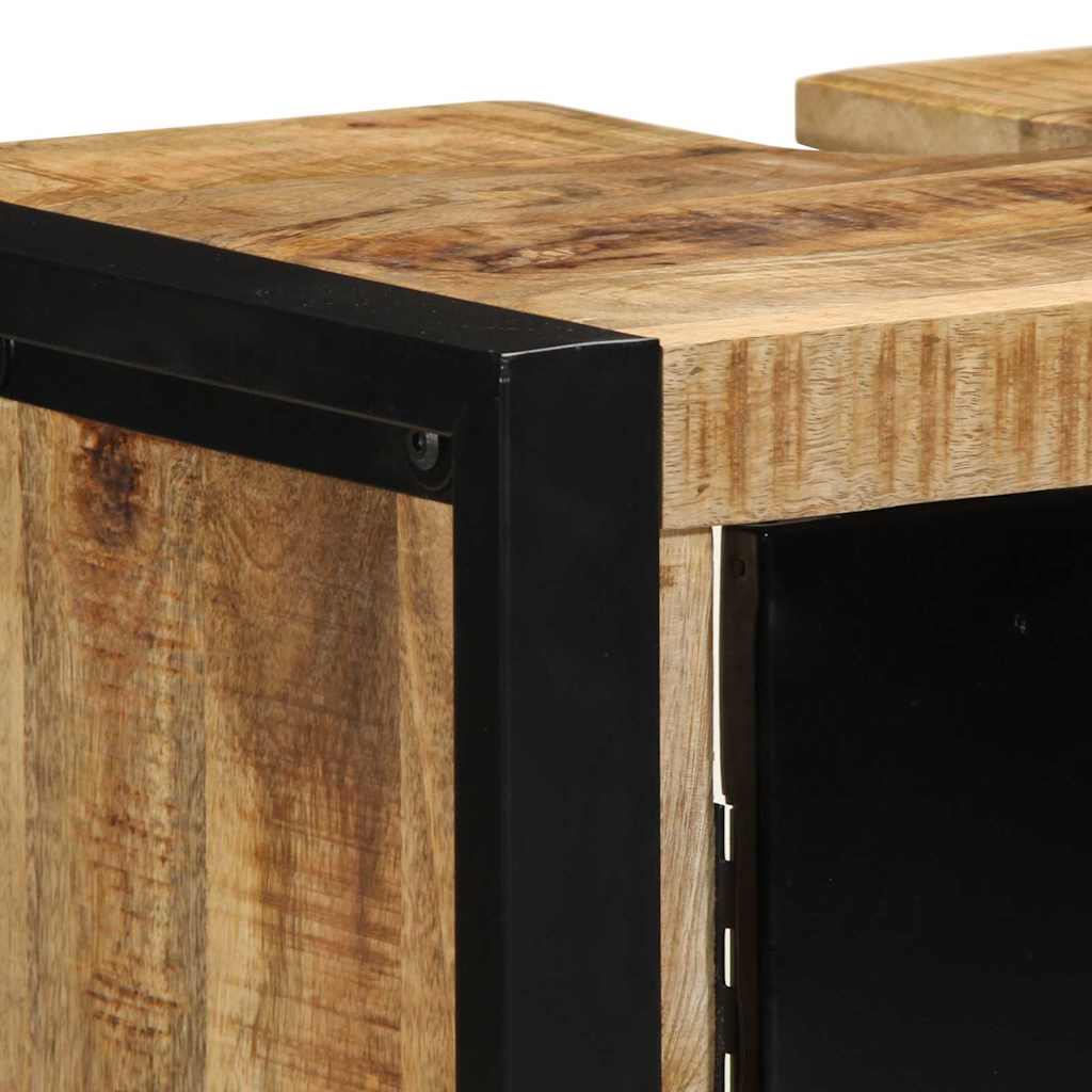 Badkamerkast met plank Bruin 55 x 35 x 60 cm Massief Mango Hout is nu te koop bij PeponiXL, paradijselijk wonen!