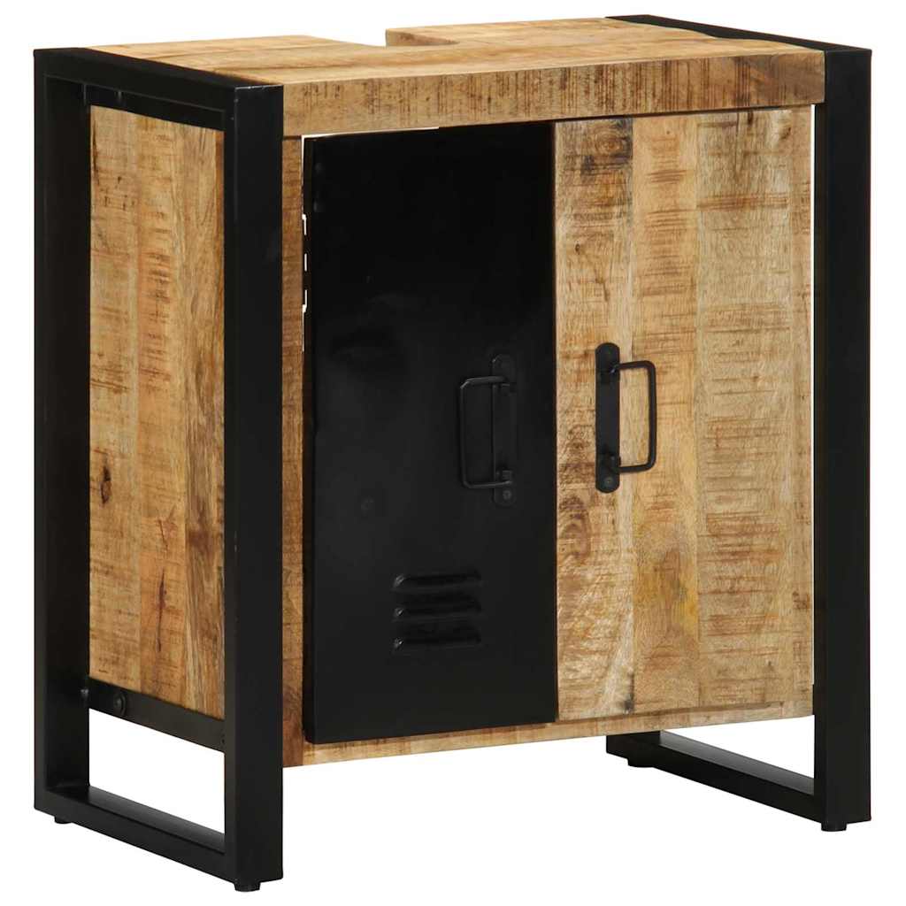 Badkamerkast met plank Bruin 55 x 35 x 60 cm Massief Mango Hout is nu te koop bij PeponiXL, paradijselijk wonen!