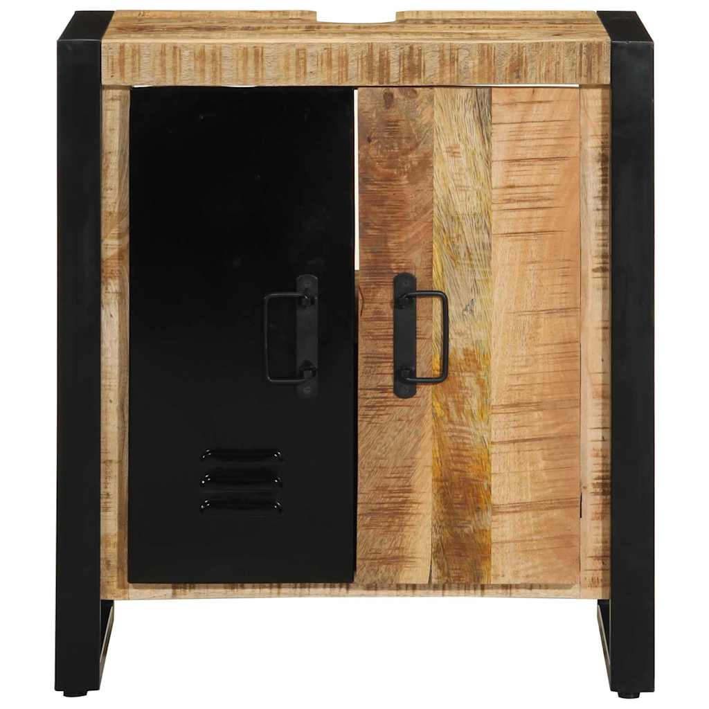 Badkamerkast met plank Bruin 55 x 35 x 60 cm Massief Mango Hout is nu te koop bij PeponiXL, paradijselijk wonen!