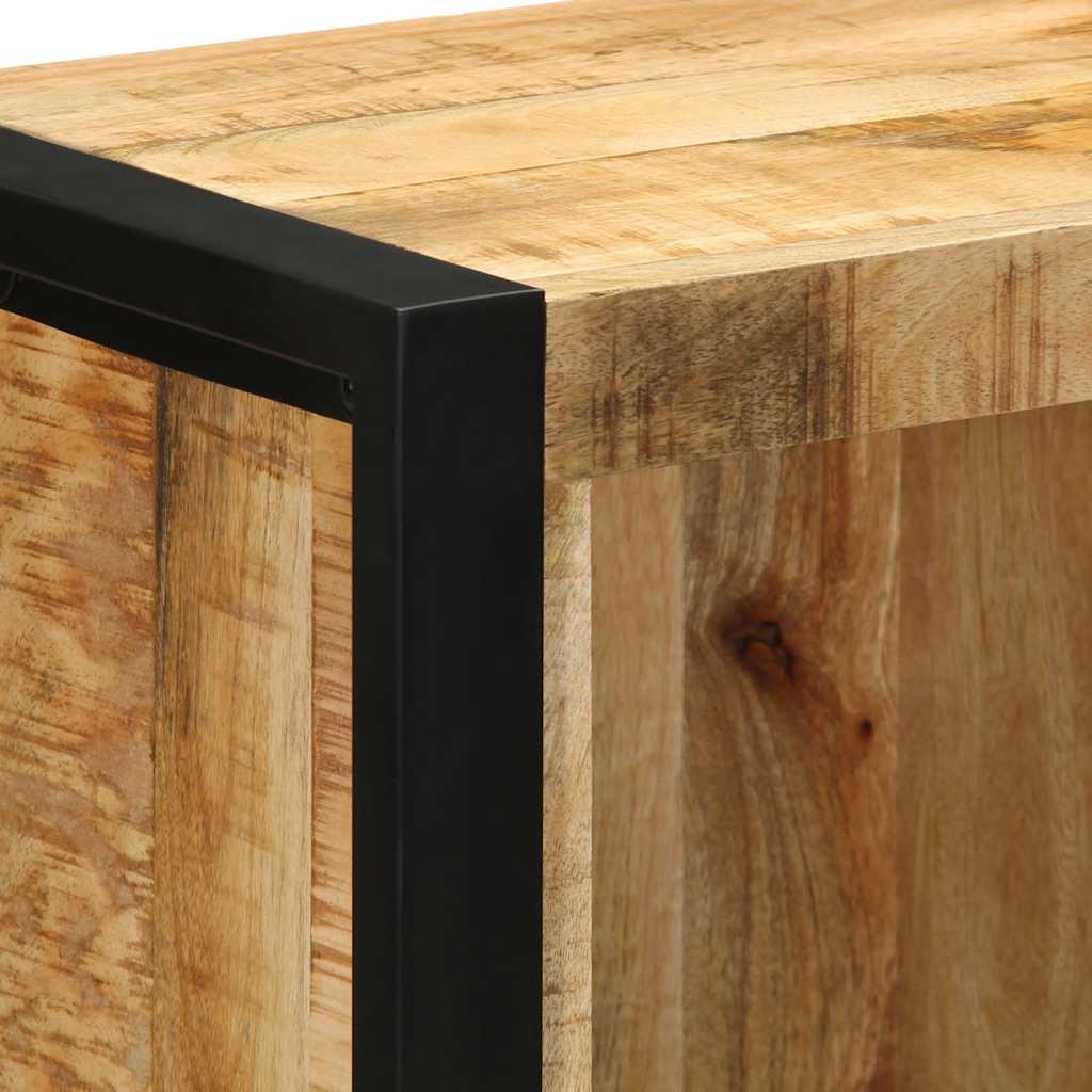 Badkamerkast 40x30x90 cm massief ruw mangohout is nu te koop bij PeponiXL, paradijselijk wonen!