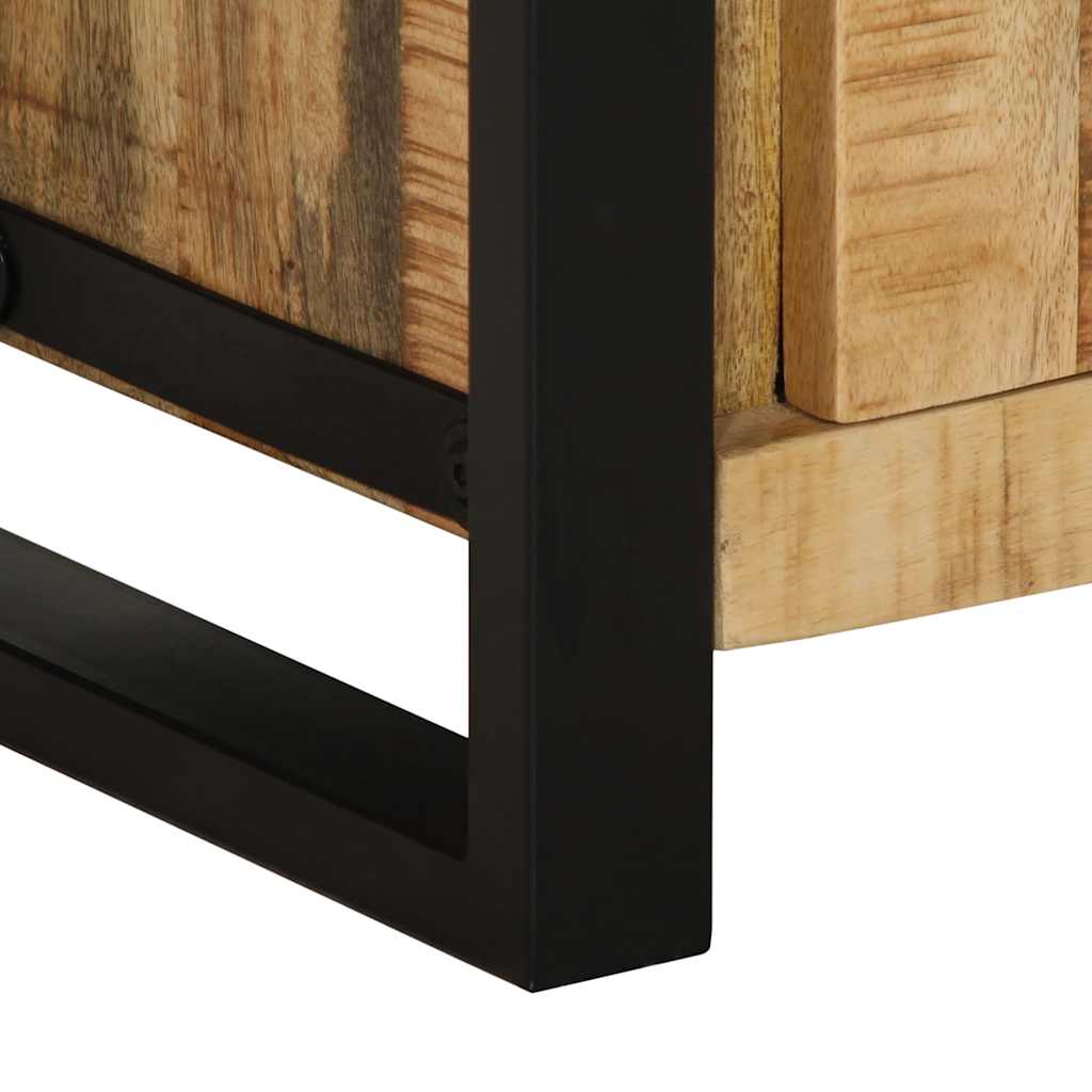 Badkamerkast 40x30x90 cm massief ruw mangohout is nu te koop bij PeponiXL, paradijselijk wonen!