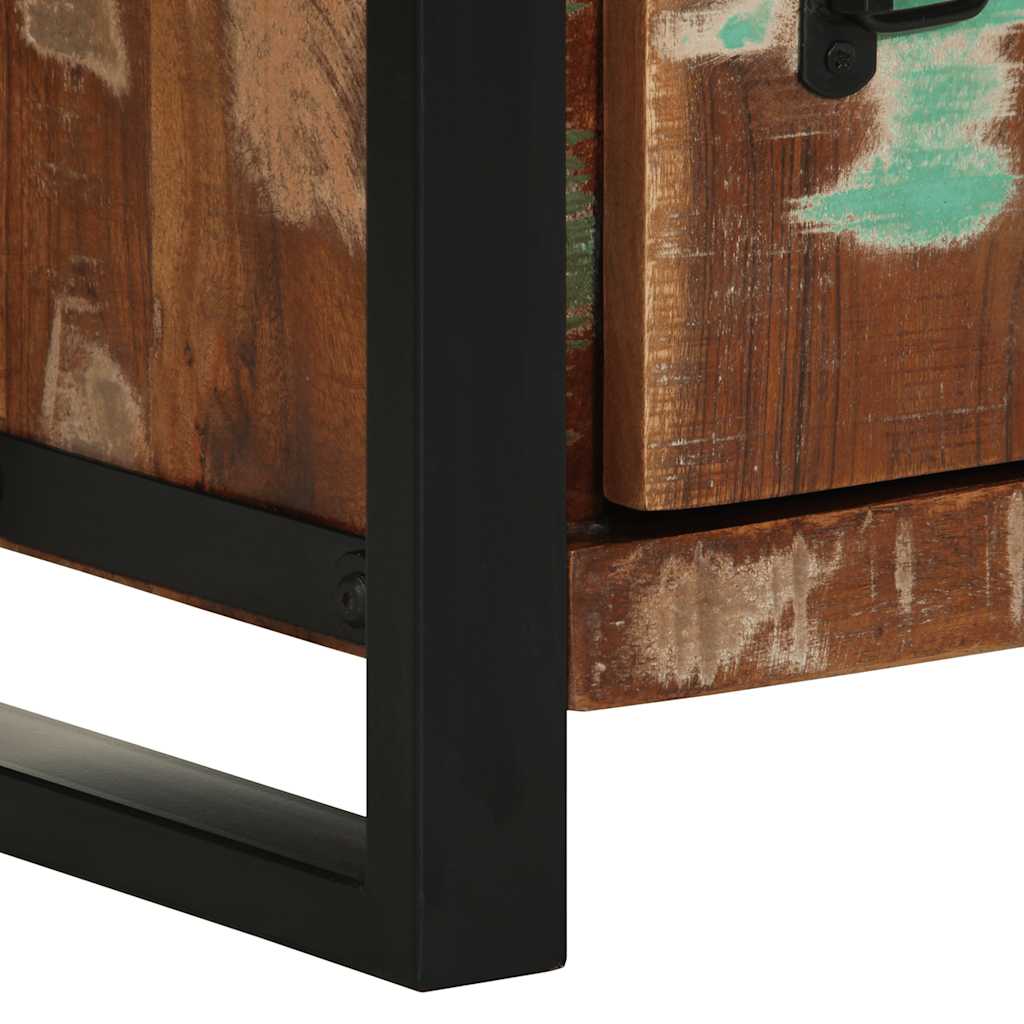 Badkamerkast 40x30x90 cm massief recycled hout is nu te koop bij PeponiXL, paradijselijk wonen!