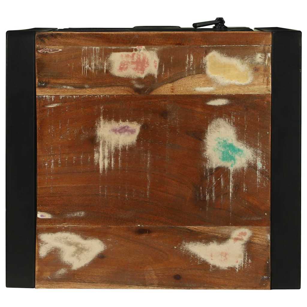 Badkamerkast Bruin 40 x 35 x 90 cm Massief Gerecycled Hout is nu te koop bij PeponiXL, paradijselijk wonen!