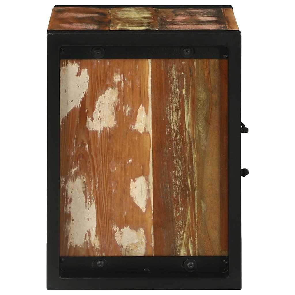 Badkamerkast Bruin 40 x 30 x 40 cm Massief Gerecycled Hout is nu te koop bij PeponiXL, paradijselijk wonen!