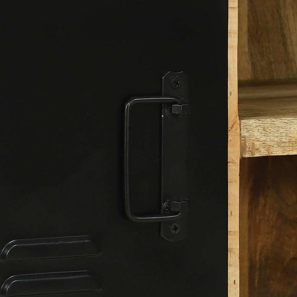 Bank Kast Bruin 100 x 35 x 50 cm Massief mangohout is nu te koop bij PeponiXL, paradijselijk wonen!