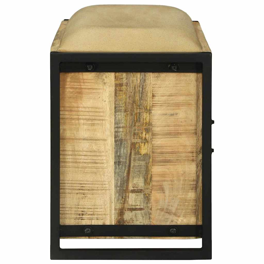 Bank Kast Bruin 100 x 35 x 50 cm Massief mangohout is nu te koop bij PeponiXL, paradijselijk wonen!