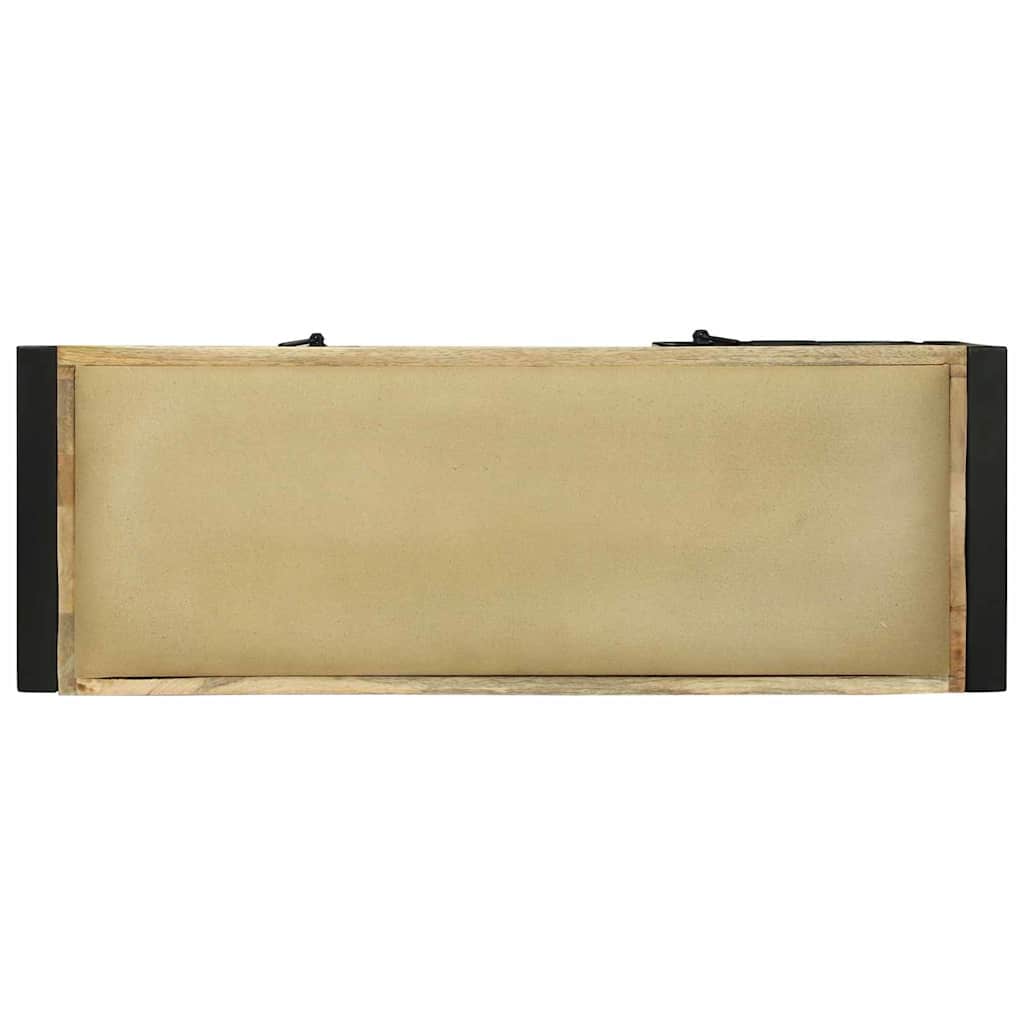 Bank Kast Bruin 100 x 35 x 50 cm Massief mangohout is nu te koop bij PeponiXL, paradijselijk wonen!