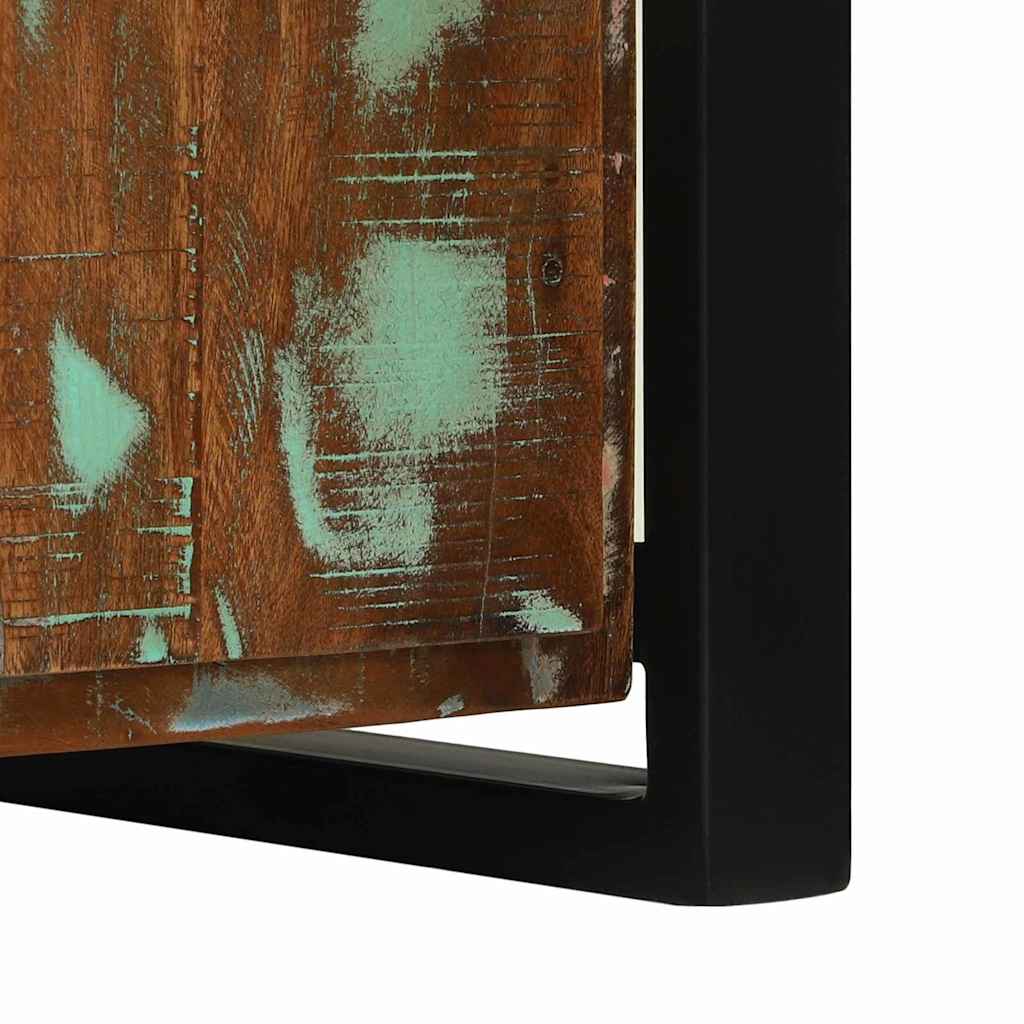 Bank Kast Multikleur 100 x 35 x 50 cm Massief gerecycled hout is nu te koop bij PeponiXL, paradijselijk wonen!
