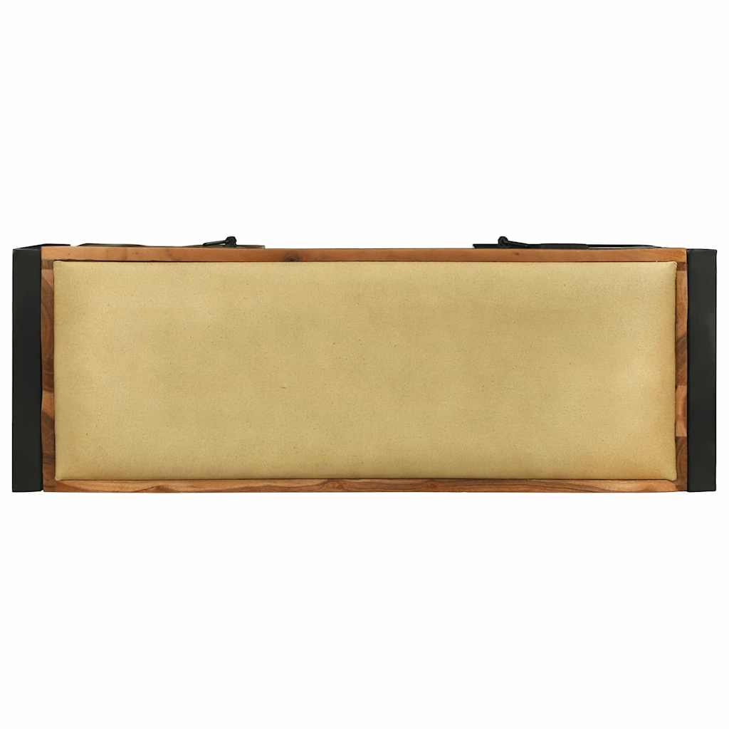 Bank Kast Multikleur 100 x 35 x 50 cm Massief gerecycled hout is nu te koop bij PeponiXL, paradijselijk wonen!