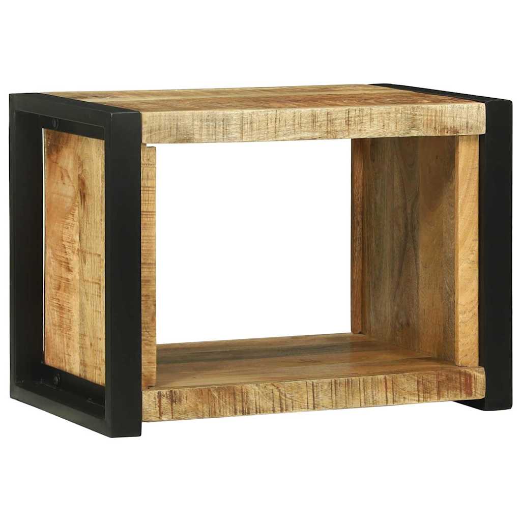 Wandkubus met opslag Bruin 55 x 35 x 40 cm Massief Mango Hout is nu te koop bij PeponiXL, paradijselijk wonen!