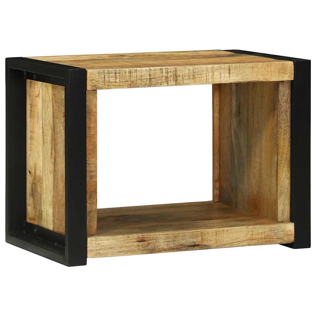 Wandkubus met opslag Bruin 55 x 35 x 40 cm Massief Mango Hout is nu te koop bij PeponiXL, paradijselijk wonen!