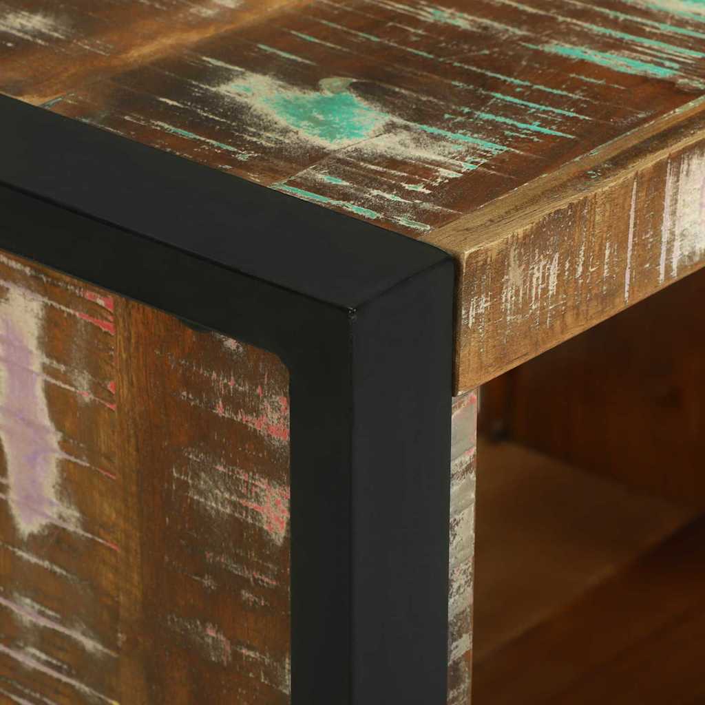 Wandkubus Bruin 55 x 35 x 40 cm Massief Gerecycled Hout is nu te koop bij PeponiXL, paradijselijk wonen!