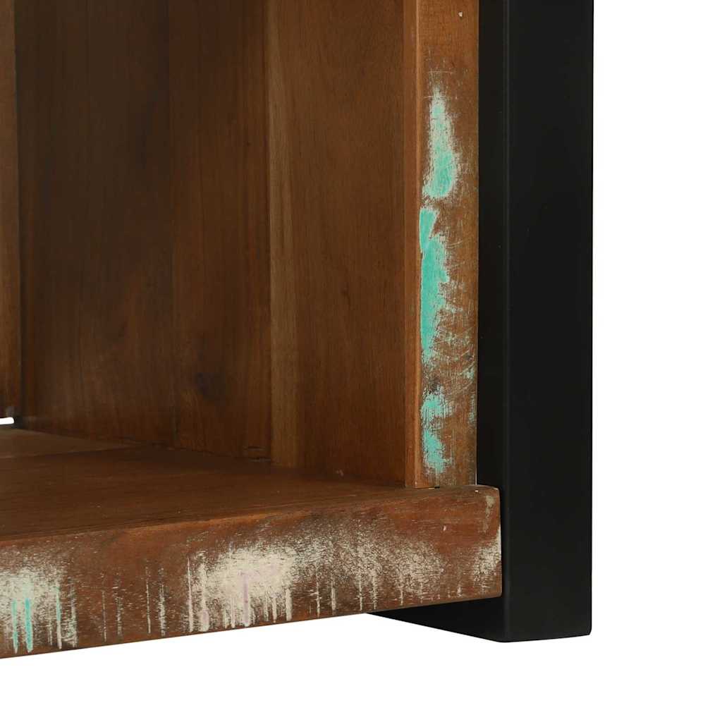 Wandkubus Bruin 55 x 35 x 40 cm Massief Gerecycled Hout is nu te koop bij PeponiXL, paradijselijk wonen!