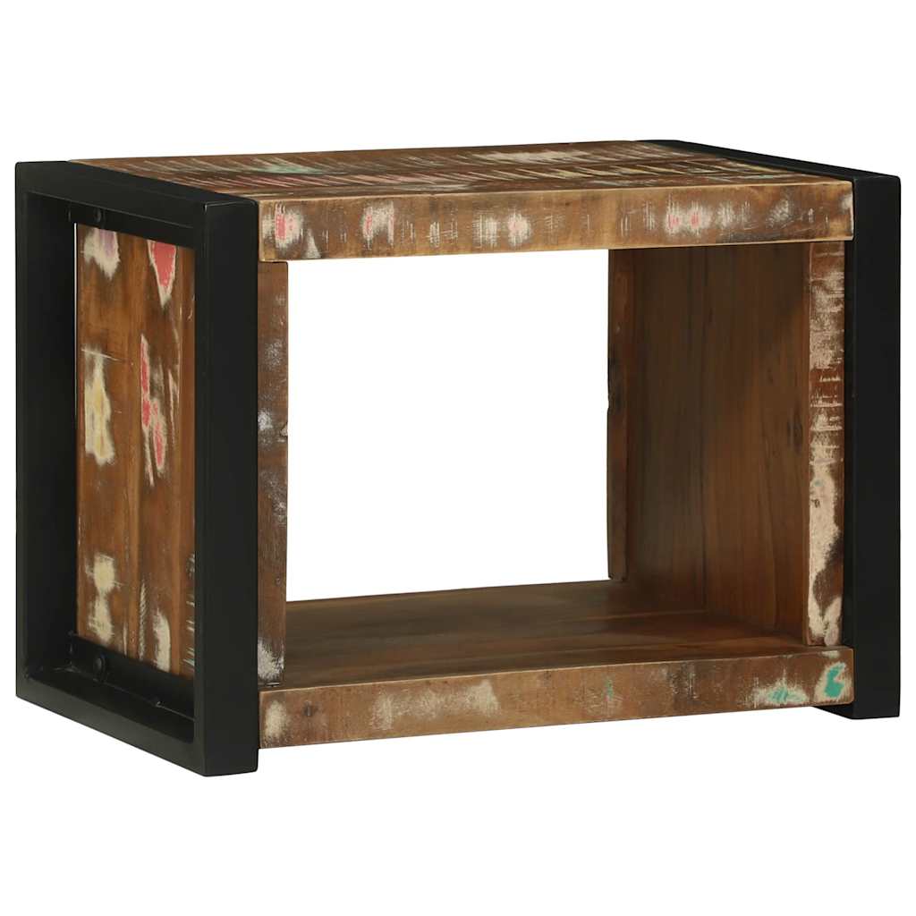 Wandkubus Bruin 55 x 35 x 40 cm Massief Gerecycled Hout is nu te koop bij PeponiXL, paradijselijk wonen!