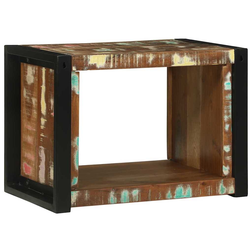 Wandkubus Bruin 55 x 35 x 40 cm Massief Gerecycled Hout is nu te koop bij PeponiXL, paradijselijk wonen!