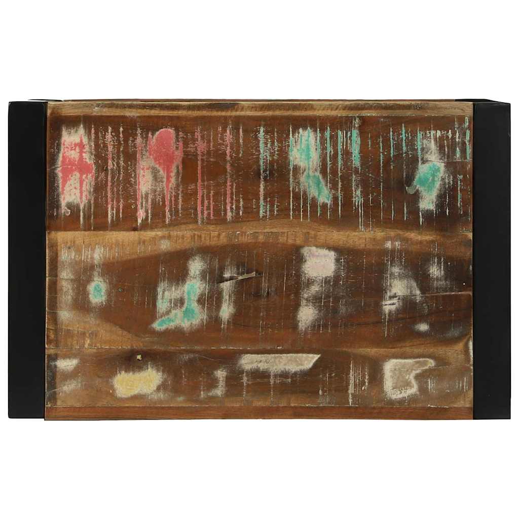 Wandkubus Bruin 55 x 35 x 40 cm Massief Gerecycled Hout is nu te koop bij PeponiXL, paradijselijk wonen!