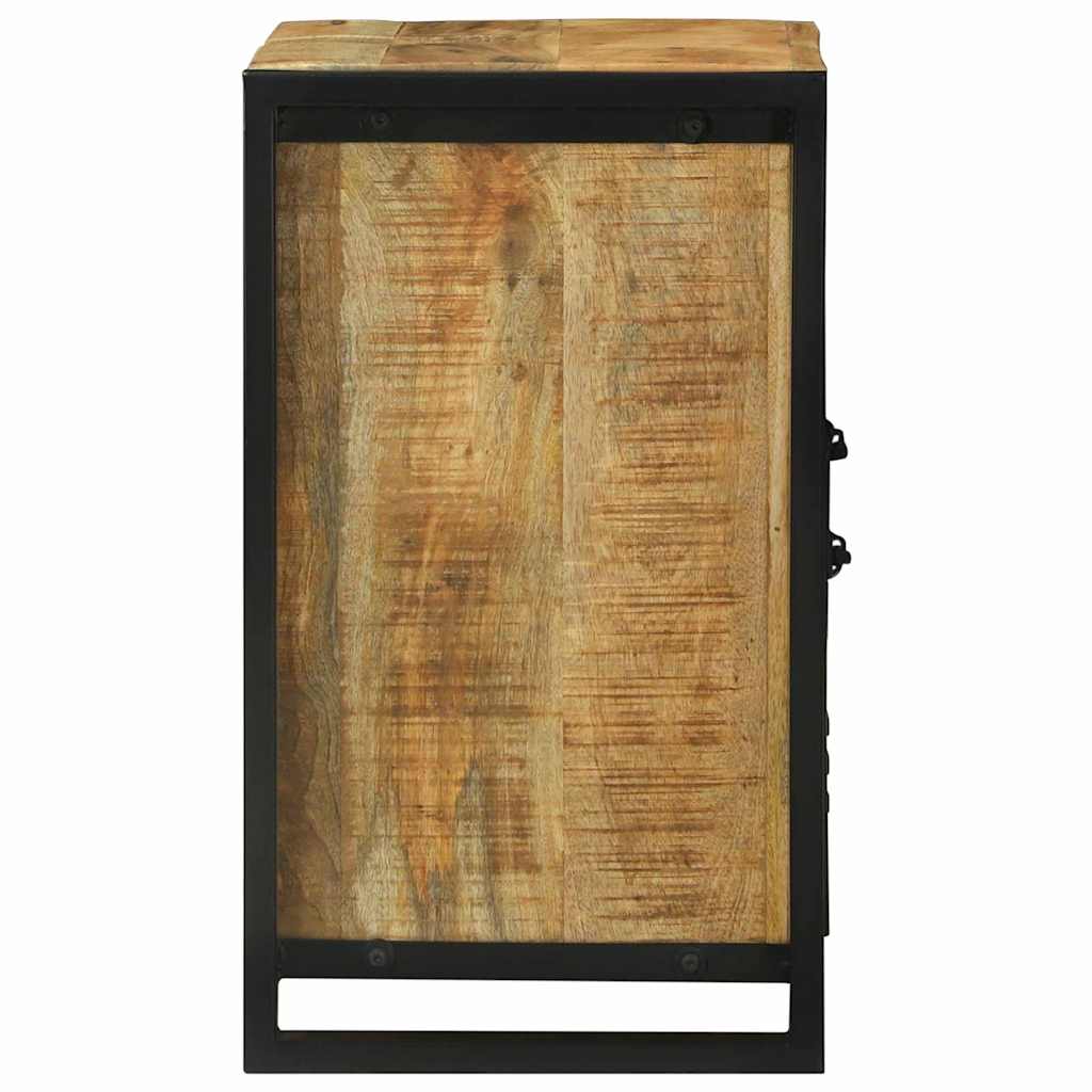 Wastafelkast met plank Bruin 55 x 35 x 60 cm Massief Mango Hout is nu te koop bij PeponiXL, paradijselijk wonen!